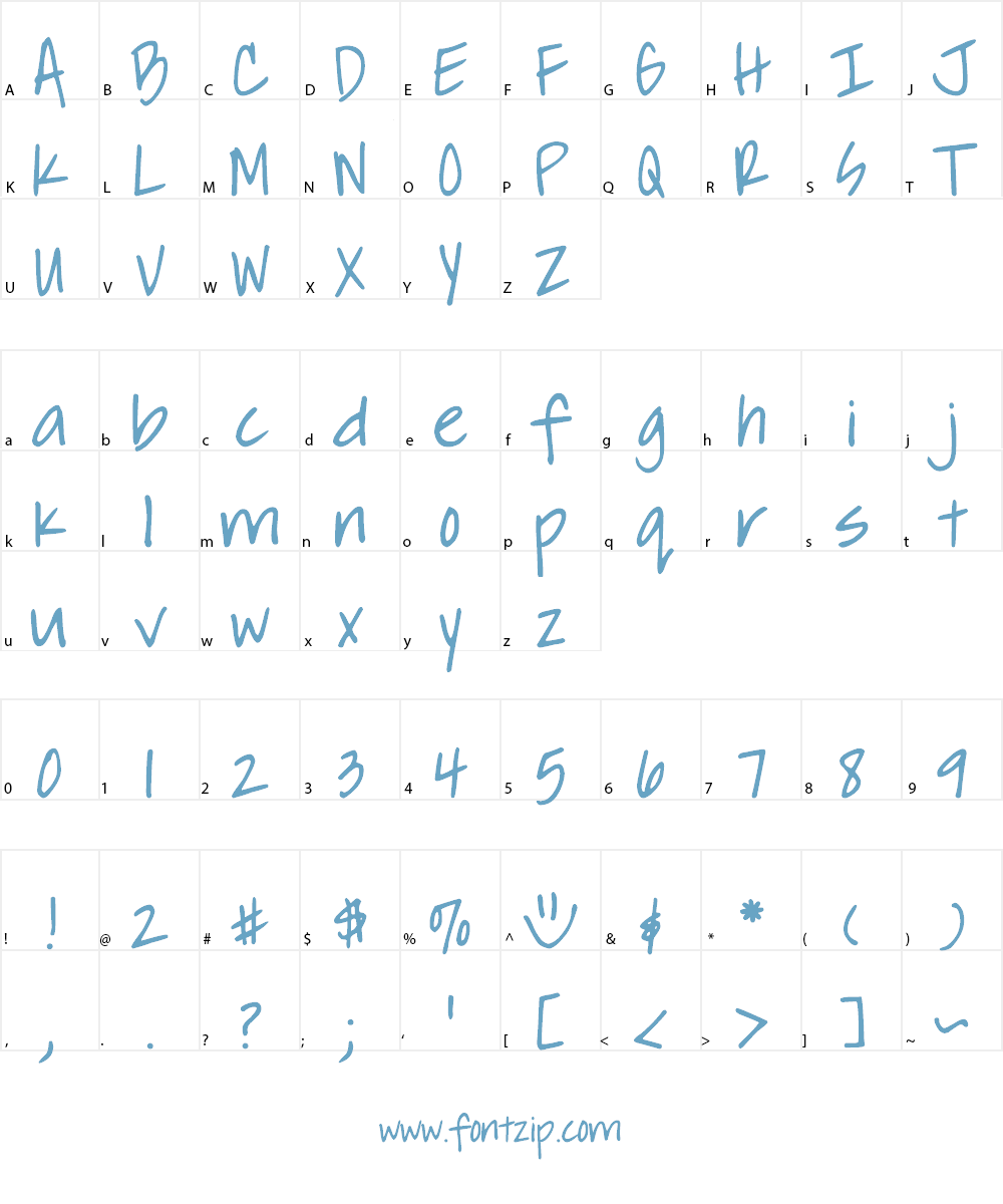 DJB It's Our Choices Font Character